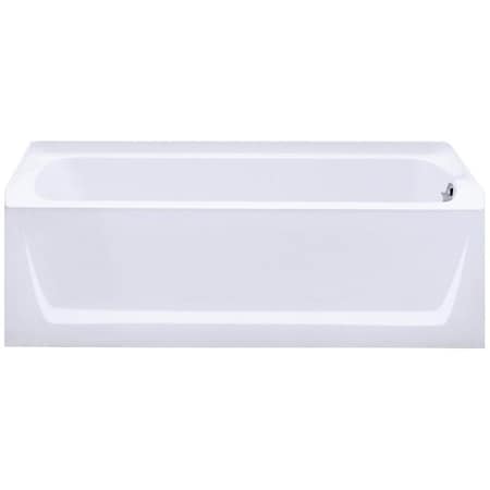 Sterling Ensemble Bathtub, 55 gal Capacity, 60 in L, 32 in W, 20 in H, Alcove Installation, Vikrell, White 71121120-0